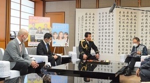 写真：玉城知事と杉良太郎氏の面談の様子3