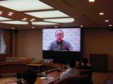写真：玉城知事が、日本ジャーナリスト会議（JCJ）オンライントークイベントに出席