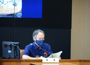 写真：新型コロナウイルス感染症対策本部会議の様子2