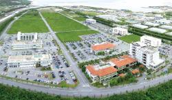 写真：沖縄IT津梁（しんりょう）パーク上空