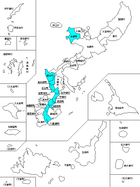 地図：指定地域