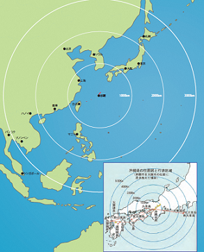 地図：沖縄と周辺諸国
