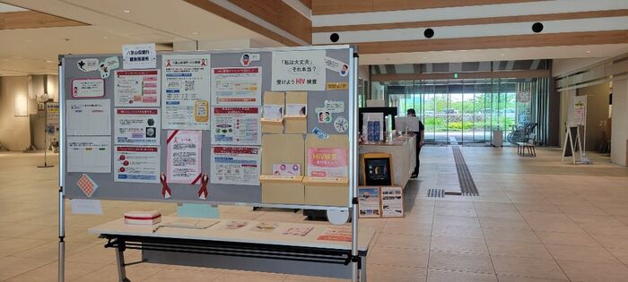 写真：パネル展の様子