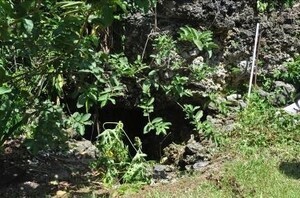 写真：住民避難壕