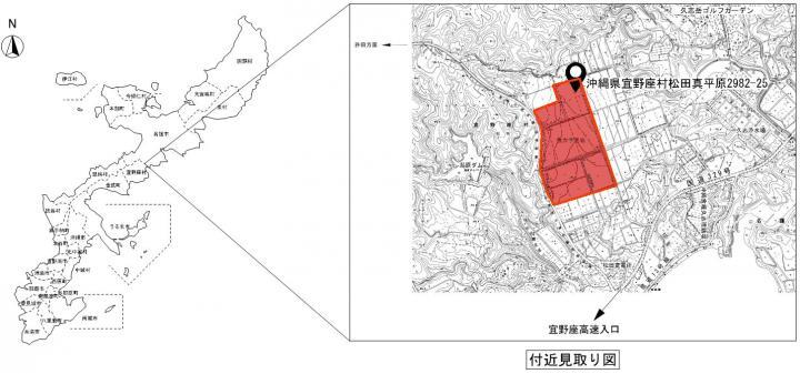 地図：付近見取り図