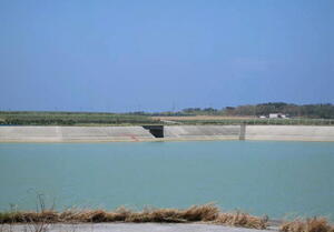 写真：貯水池（波照間島、前田原地区）