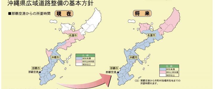 イラスト：沖縄県広域道路整備の基本方針