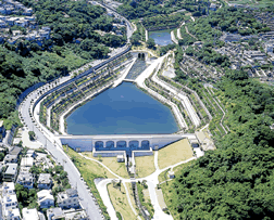 写真：金城ダム全景