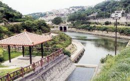 写真：金城　上池の植栽状況