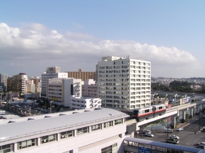 写真：モノレール旭橋駅の様子