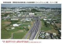 写真：南部東道路・那覇空港自動車道との直接接続（ジャンクション部）イメージ図