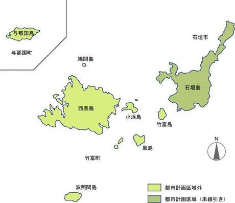 イラスト：八重山土木事務所管轄図