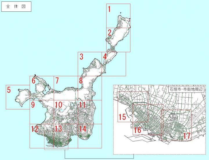 イラスト：石垣市全体図