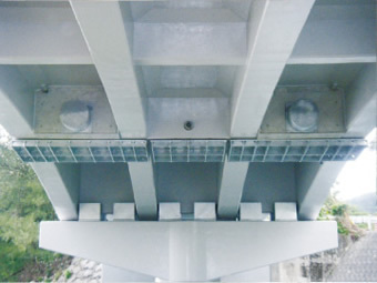 写真:国頭東線の奥橋橋梁補修施工後