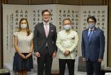 写真：駐日リトアニア共和国特命全権大使 ゲディミナス・バルブオリス氏が、玉城知事を表敬訪問