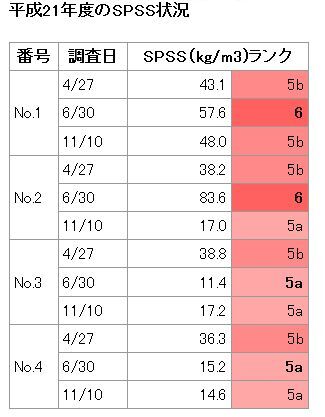 イラスト：平成21年度のSPSS状況の表