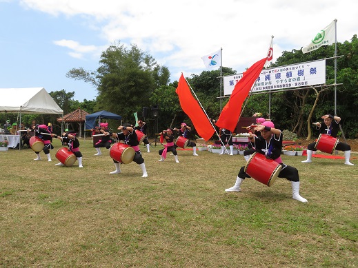 写真：第72回沖縄県植樹祭　緑の少年団