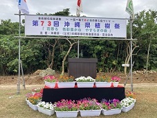 写真：第73回沖縄県植樹祭