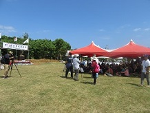 写真：第73回沖縄県植樹祭集合風景