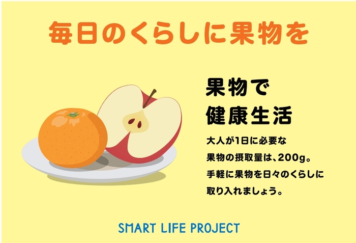 毎日のくらしに果物を