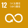 イラスト：12　つくる責任　つかう責任